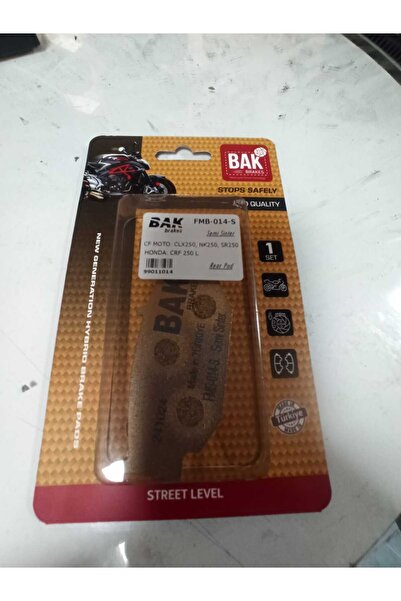 BAK DEVMOTORDAN CF MOTO CLX250&NK250&SR250 SİNTER  ARKA FİREN BALATASI