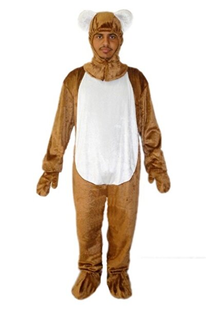 Kostüm Sarayı Unisex Kahverengi Ayı Kostümü