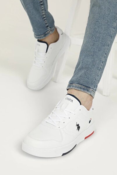 U.S. Polo Assn. Andrei (New Season) White Women's Sports Shoes Running Shoes