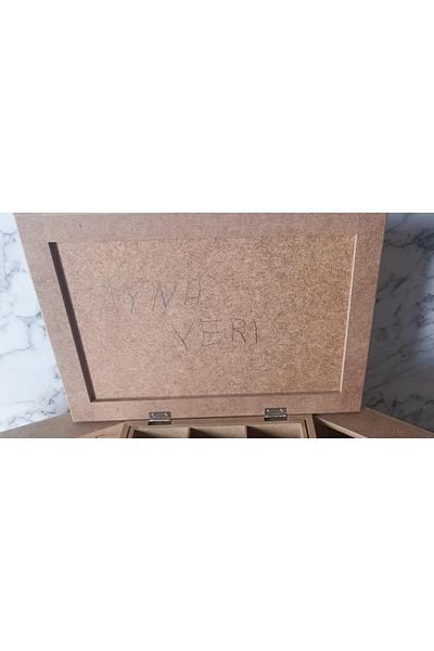 BENGİ TİCARET Hobby Adn 90189 - Multifunctional 8 Drawer Dresser, Handmade in Raw Box