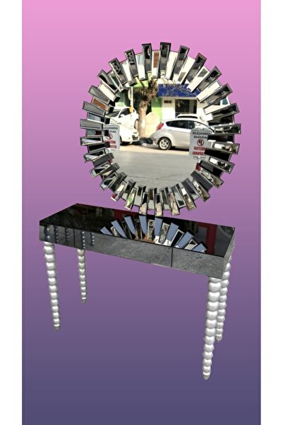 Ankara Mobilya Dresuar 12457 GÜNEŞ Model Kayın ELMA Parlak Lake GRİ ayak Yuva...