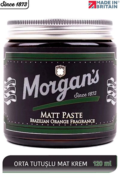 Morgan's Pomade Morgan's Matt Paste Brazilian Orange - Mat Görünümlü Orta Tutuşlu Saç Şekillendirme Kremi 120 ml