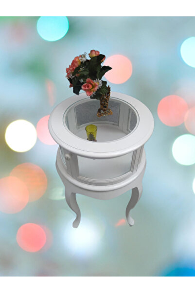 BENGİ TİCARET Gümüşlük vitrin 18220 Yuvarlak MODEL Leylek Bacak Parlak Beyaz ...