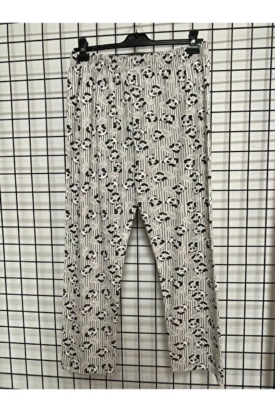 FİTGO Жіноча піжама з візерунком внизу