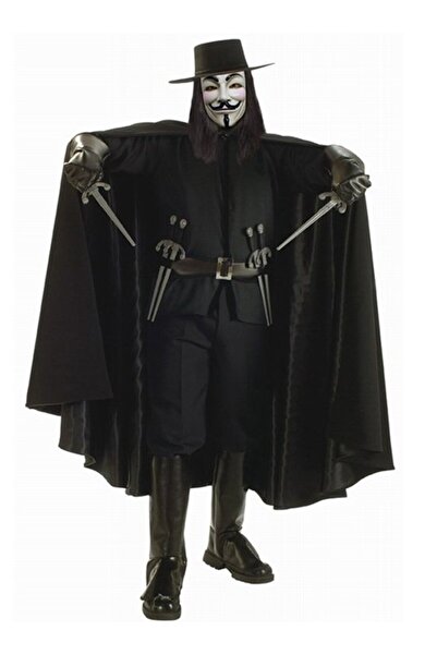 Kostüm Sarayı V For Vendetta Kostümü Yetişkin