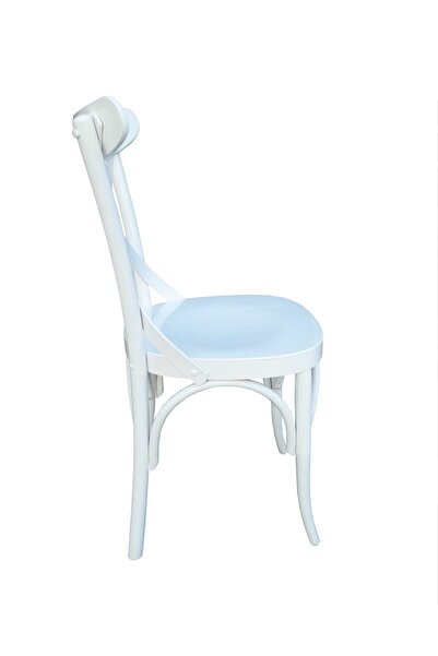 Ankara Mobilya Sandalye 12575 Çapraz model Kayın Bambu RETRO Ayak Parlak Beya...