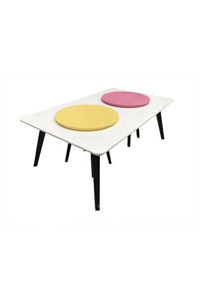 BENGİ TİCARET ORTA ZİGON 13915 sehpa Tk Model Kayın torna RETRO ayak MDF tabl...