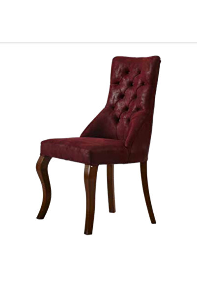 BENGİ TİCARET Sandalye 19801 Zus2120 Kapitone Model Bordo Ort Sırt Kavrar Kay...