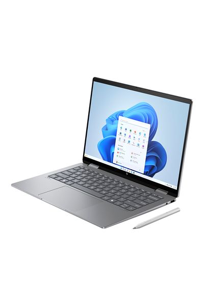 HP Envy X360 14-FA0006NER5-8640ذاكرة وصول عشوائي (RAM) سعة 16 جيجابايت وذاكرة تخزين داخلية سعة 512 جيجابايت وبطاقة رسومات AMD Radeon مقاس 14 بوصة باللون الفضي
