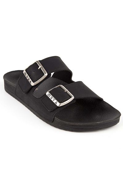 Muya Παντόφλες NOVA Unisex Μαύρες Ανατομικές Σόλα