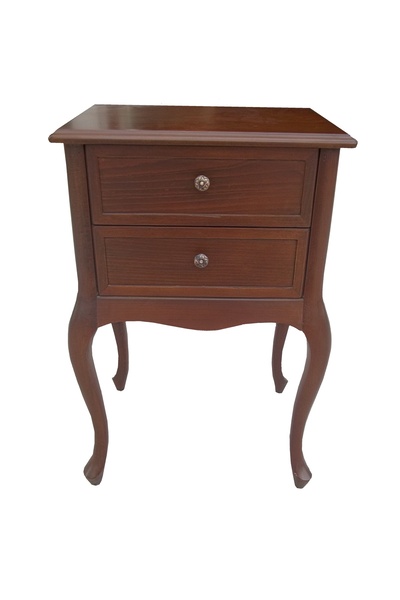 Ankara Mobilya Komodin13059 Klasik Kayın Aslan Ayak Çekmece Parlak Ceviz Eski...