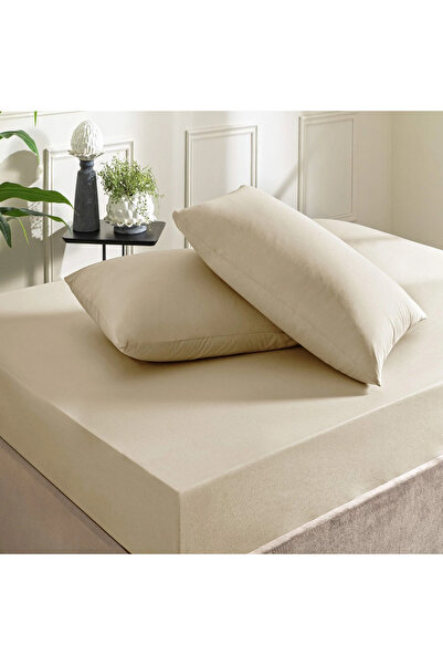 Taç Σετ σεντόνια Ranforce Βαμβακερό ελαστικό (120x200) Queen Size (Βιζόν)