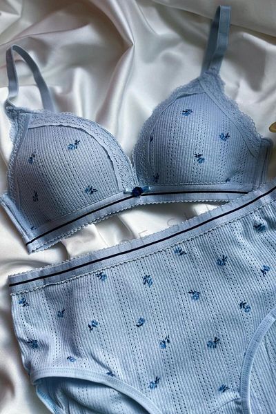 Lola Of Shine Set bralet Yayoi Kusama-Floral