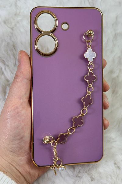 Vip Case Xiaomi Redmi 13C - حامل يد من السيليكون المقاوم للأوساخ وقابل للمسح ومشرق لحماية الكاميرا