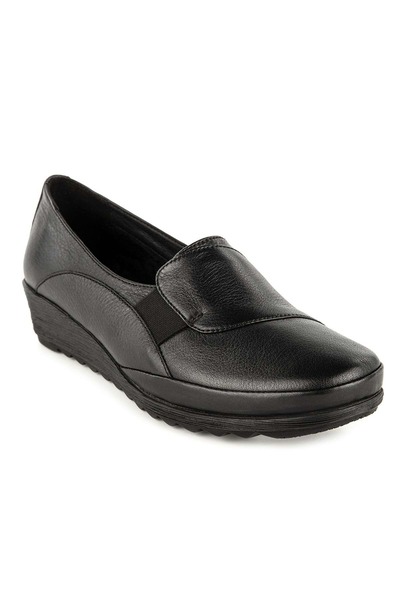 Muya Mary 6 Point Anatomical Sole Heel Spur Genuine Leather Women's Shoes