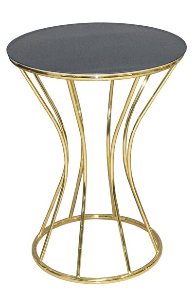 BENGİ TİCARET Brc 17887 KUM SAAT FİSKOS DÜZ Siyah Desen Metal Çelik Gold Renk...