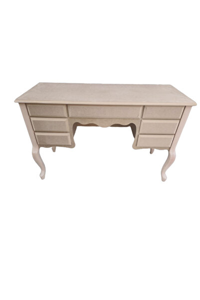 BENGİ TİCARET Makyaj masa 19414 Dresuar 7Çekm Klasik MODEL Kayın Aslan Ayak H...