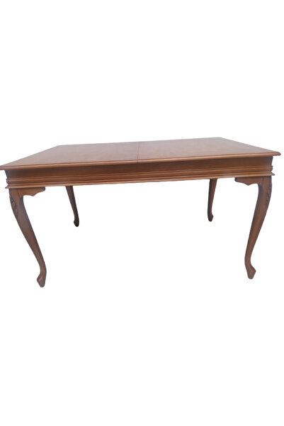 BENGİ TİCARET Masa 18486 Klasik Model Kayın torna aslan ayak Parlak CEVİZ Nat...