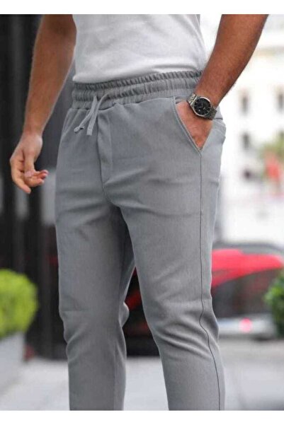 rlt relax time Men's King Pique Double Leg Belted Jogger Pants