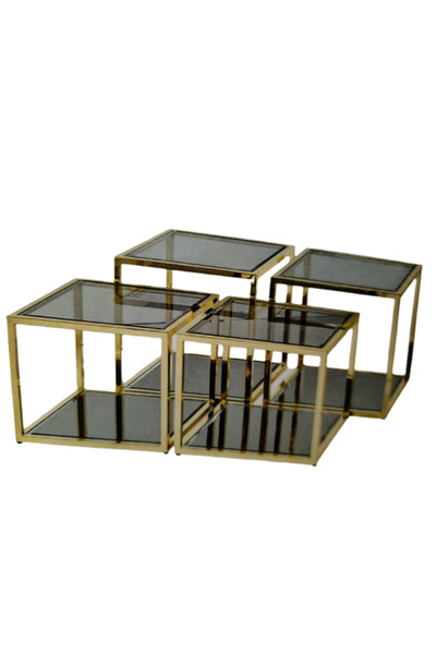 BENGİ TİCARET Zigon Orta 19333 Model kare Metal gold kaplama Temper kırılmaz ...