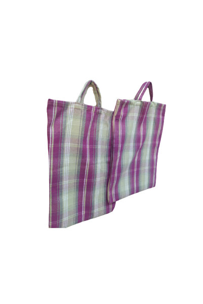 BENGİ TİCARET PAZAR ÇANTA18557 2Ad Döşemelik Kumaş Mor Renkli Desen 40kg Taşı...