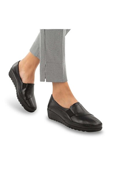 Muya Mary 6 Point Anatomical Sole Heel Spur Genuine Leather Women's Shoes