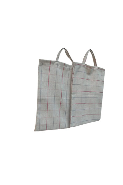 Akmir Market Bag 18555 2 Pieces Upholstery Fabric Colorful Patterned 40 kg Ca...