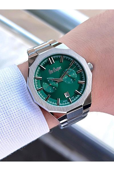Lee Cooper Steel Band Inner Functions Active 5 Atm Water Resistant Men Wrist Watch Elc08018.370
