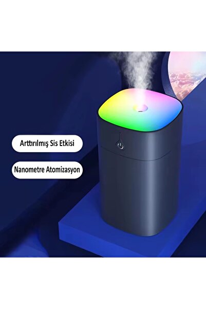 Lopard Oda ve Araç Hava Nemlendirici Sessiz Buhar Makinesi Aroma Difüzör Sevgiliye Hediye +Parfüm Esans