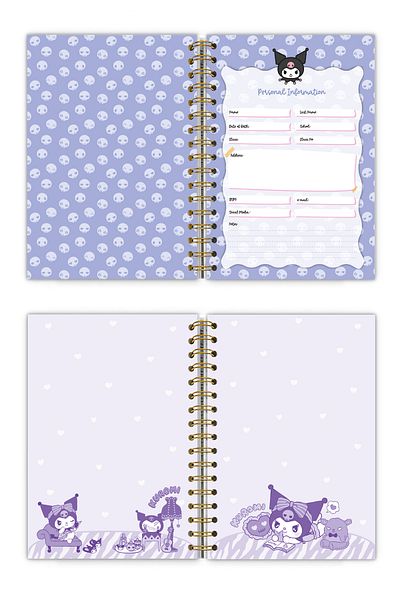 Victoria's Journals Спирален дневник Kuromi Secret 17x24 см