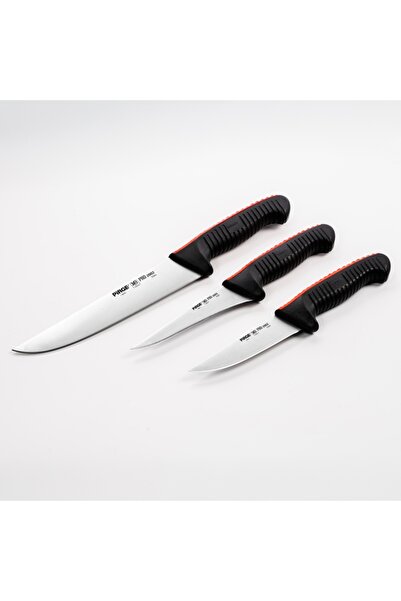 PİRGE Pro 2002 Süper Tutuş Etin Ustası 3'lü Bıçak Seti - 35240