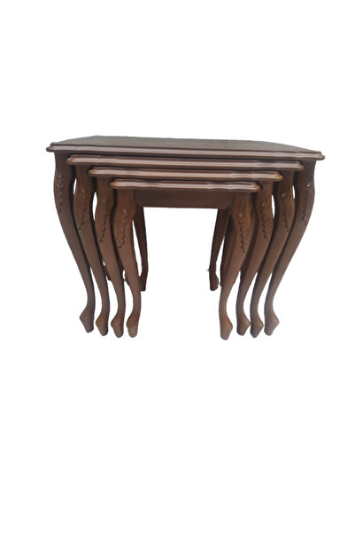 BENGİ TİCARET Zigon 18170 Klasik Oyma model Kayın Torna Aslan Ayak Parlak Cev...