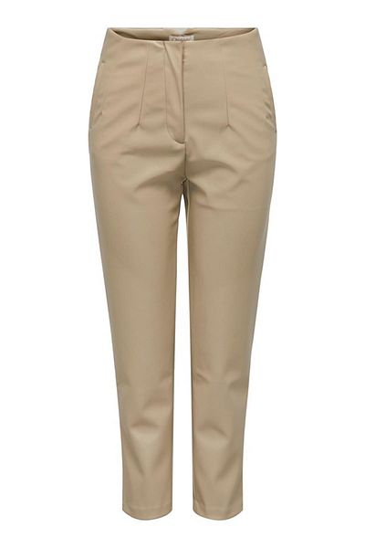 ONLY Onlraven-idına Hw Faux Leather Pant Cc Pnt Beige