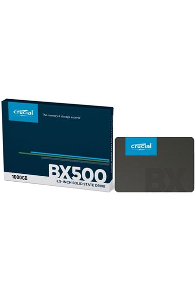 Crucial قرص صلب Bx500 Ct1000bx500ssd1 2.5 بوصة 1 تيرابايت 540-500 ميجابايت/ثانية SATA3 SSD