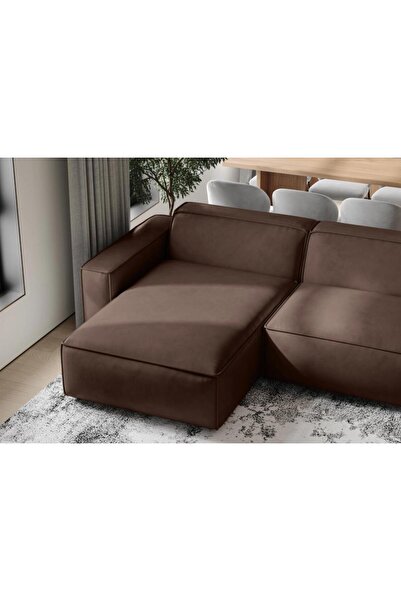hoom concept ORLANDO DERİ ÜÇLÜ SOL KÖŞE KOLTUK