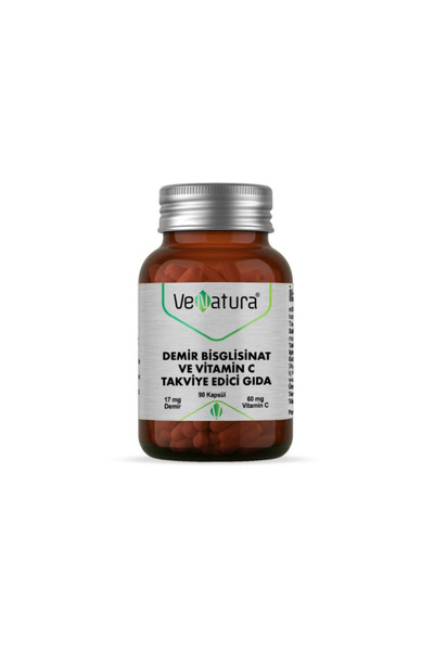 VeNatura Demir Bisglisinat ve Vitamin C 90 Kapsül