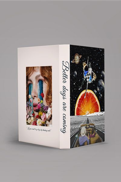 bymat Positive Look Decor Box - Book Look Decorative Box - Storage Box