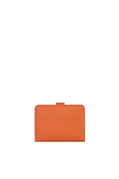 CENGİZ PAKEL Cengiz Pakel Women's Mini Size Wallet with Snap Detail - 65315 - Tile