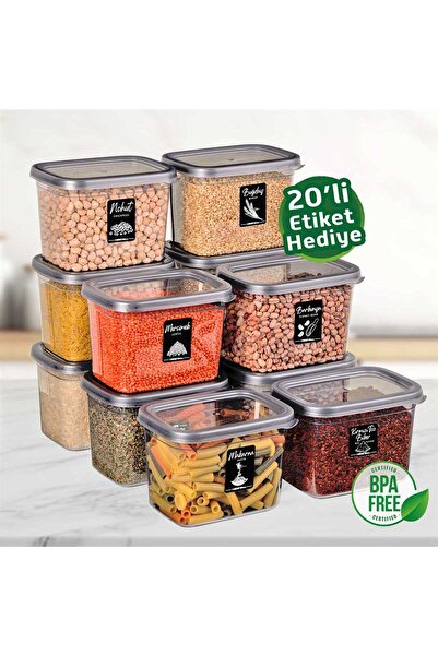 SGS 1200ml 12 Pieces 24 Pieces - Food Rectangular Storage Container Pulses