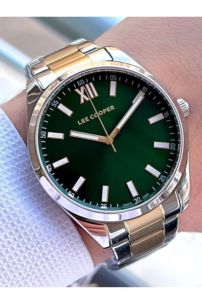 Lee Cooper Steel Band 5 Atm Water Resistant Men Wrist Watch Elc08015.270