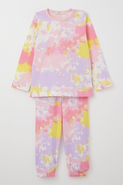Breeze طقم بيجامة بناتي من عمر 1-3 سنوات - ألوان مختلطة