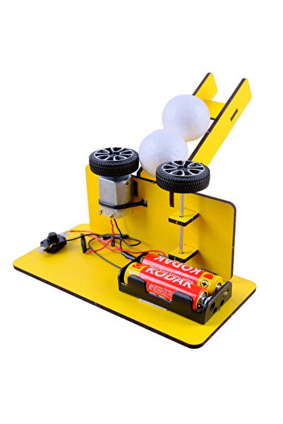 Lapin Deney Atölyesi Top Fırlatma -  Kendin Yap Stem Bilim ve Deney Seti - DIY Montessori Eğitim - Maker Set