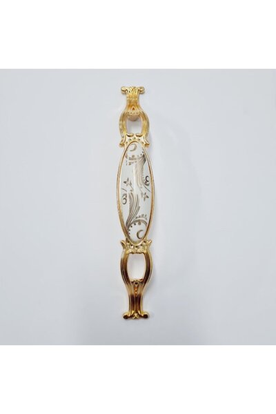 FESTIVALL ZÜMRE 128 mm Metal GOLD  Kasa Beyaz  BAŞAK Desenli  / 5 ADET