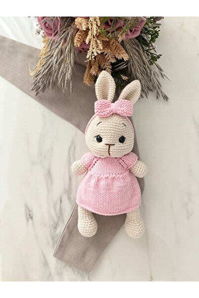 Zey's Amigurumi Amigurumi Tombik Tavşan Uyku Arkadaşı Organik Oyuncak