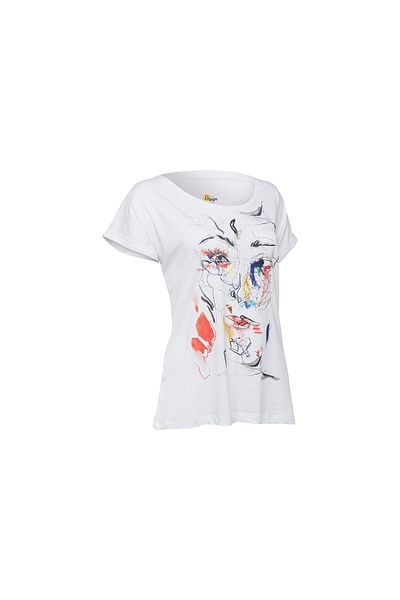Biggdesign Red Face T-shirt- Large Size