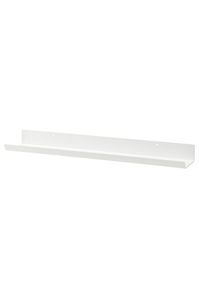 IKEA Fotoğraf Çerçevesi Rafı Uzunluk 60 Cm Ikea Duvar Rafı Metal Çerçeve Rafı Beyaz Çelik Raf