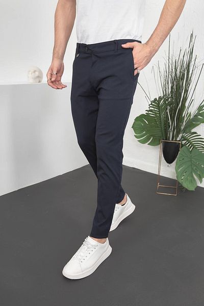 MODA Italian Cut Quality Stretchy Lycra Fabric Ankle Length Trousers