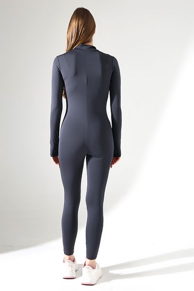Zula Moda Women's Long Lycra Long Leggings Jumpsuit - Sports & Casual Jumpsuit