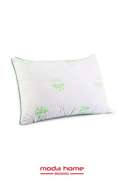 moda home bedding 2Pcs Bamboo Soft Pillow Quilted Bamboo Fabric (Bead Silicone)1000Gr