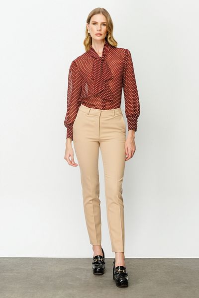Ekol Slim Leg Trousers with Pockets